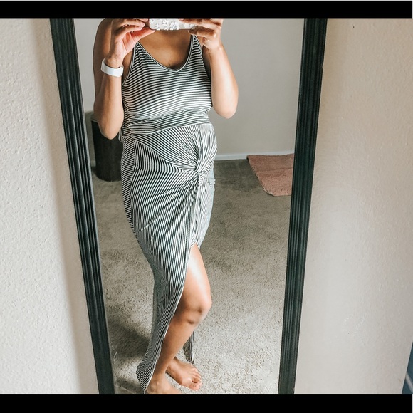 Cecico Dresses & Skirts - Cute Black & White Striped Dress